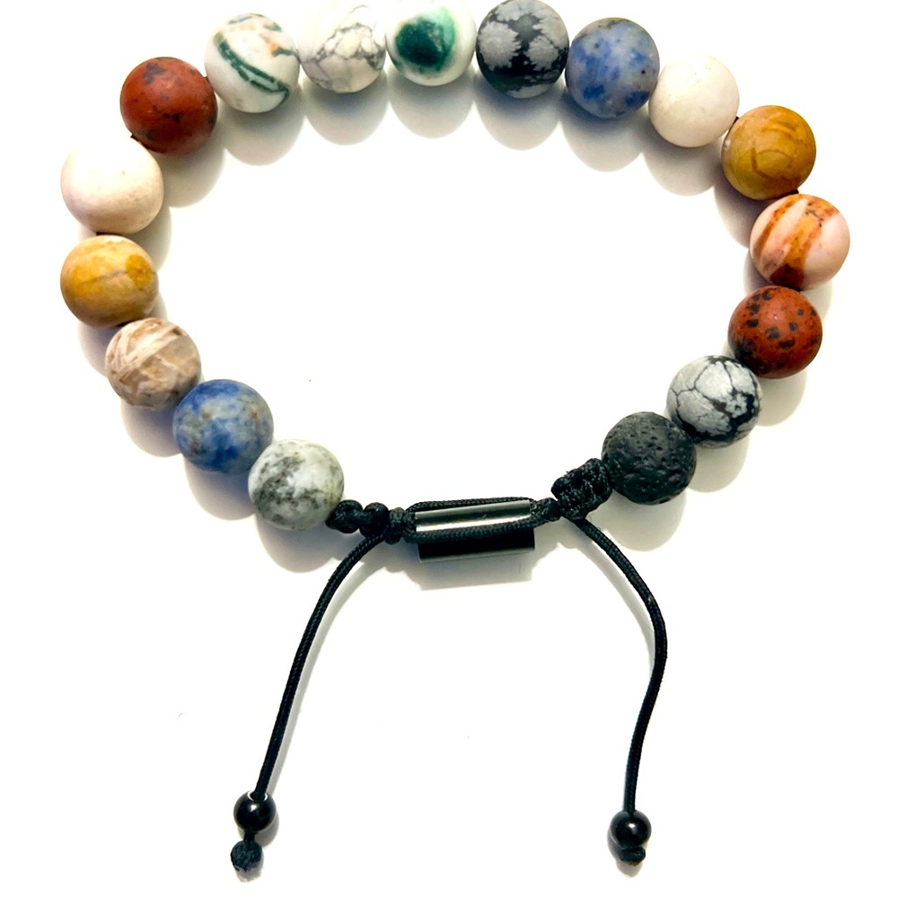 NaturEcho Triple Protection Bracelets for Men Women, Handmade